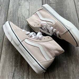 NEW! Vans Women’s Sk8-Hi Tapered Shoes Lilac Ash Suede and Canvas - Size 6